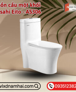 Bàn cầu một khối Asahi Eito - AS306 1 hinh anh bon cau mot khoi ashi eito namhaicmc 2