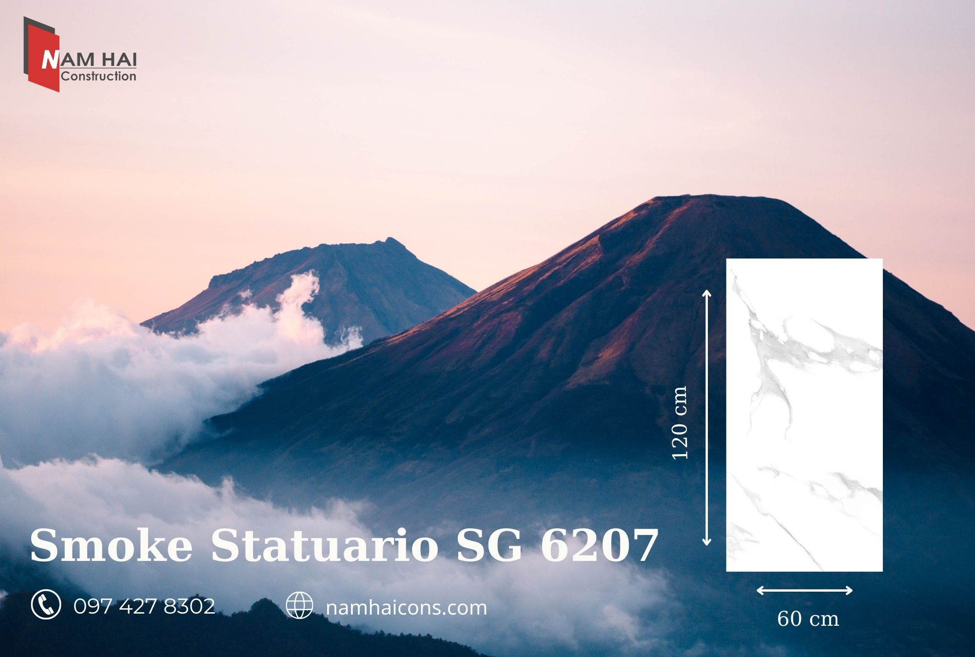 Smoke Statuario SG 6207 22 1