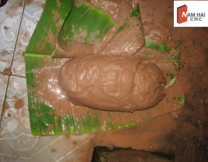 ẩm thực Gà nướng đất sét GA NUONG DAT SET 2