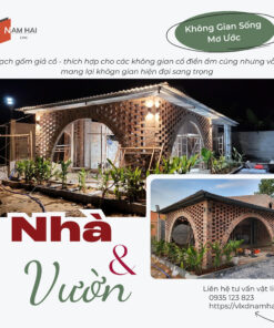 KIẾN TRÚC NHÀ Ở CỔ ĐIỂN TỪ GẠCH GỐM CHĂM PA 1 gach gom cham pa 4